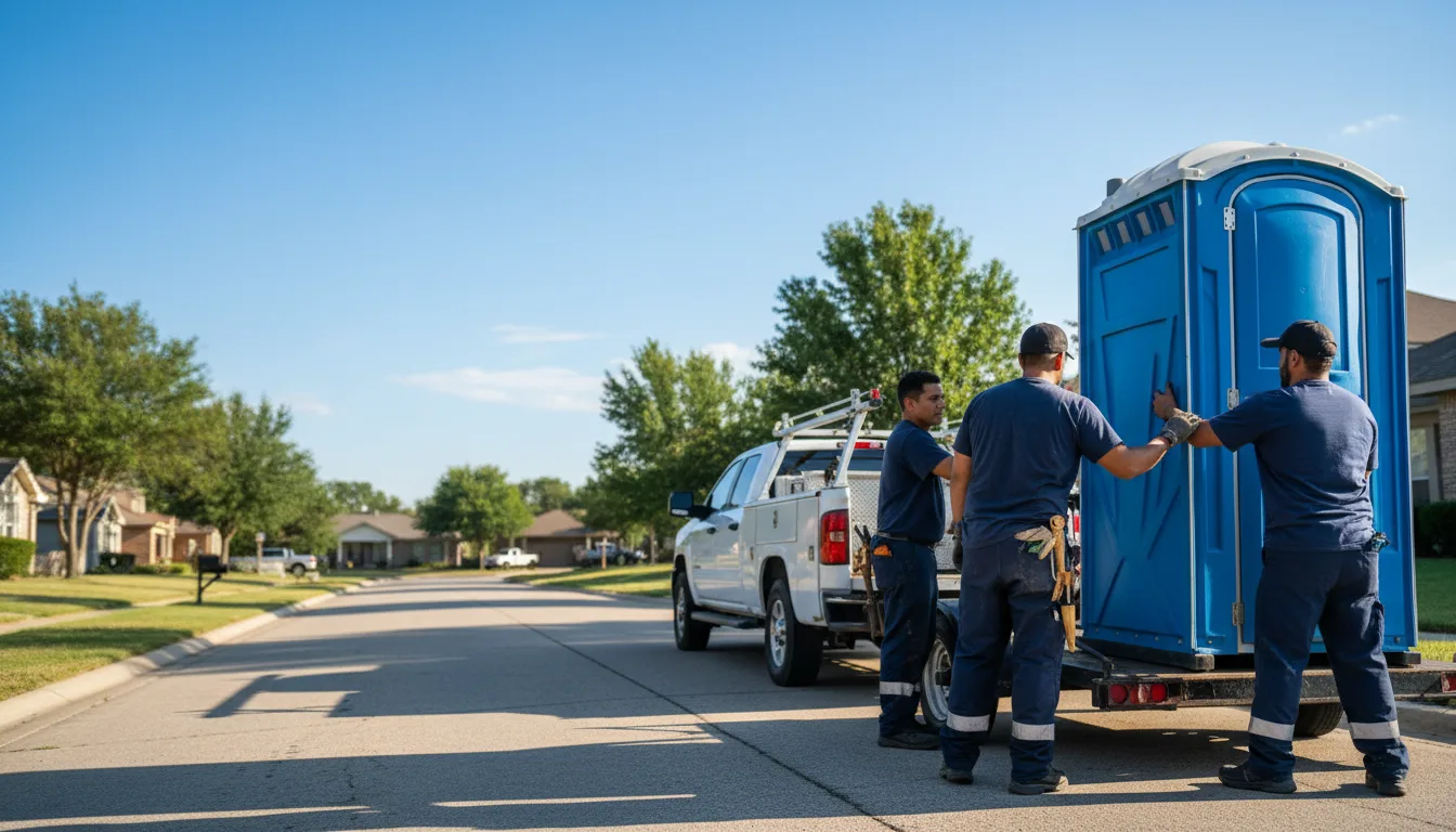 Portable Toilet Rental in Alvarado, TX near me